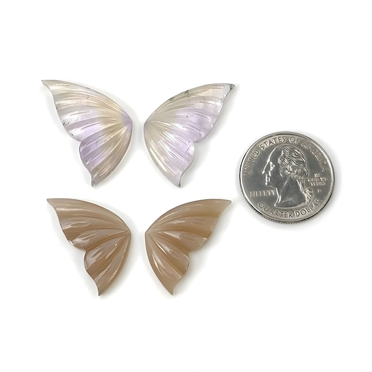 Ametrina, pietra di luna, pietra preziosa naturale non trattata