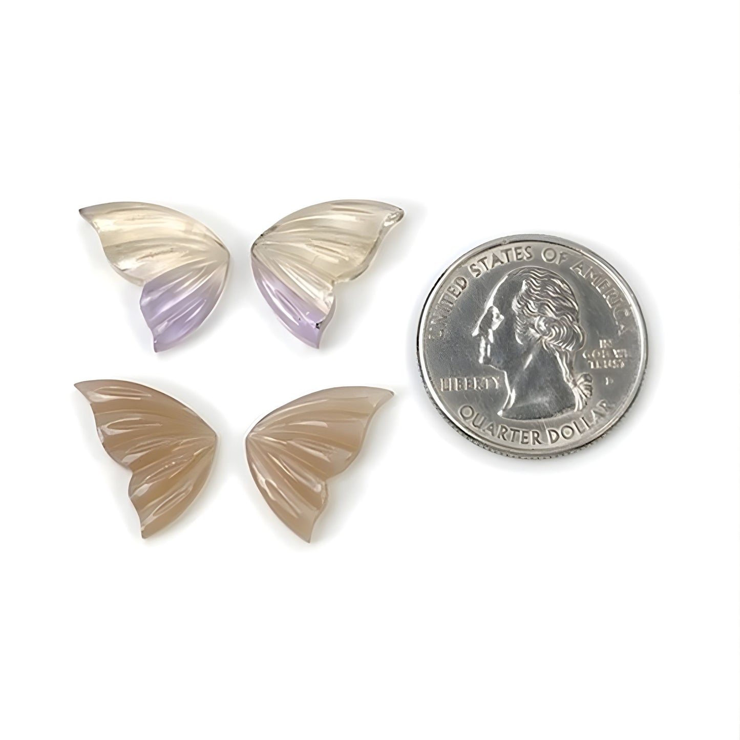 Ametrina e pietra di luna, pietre preziose naturali