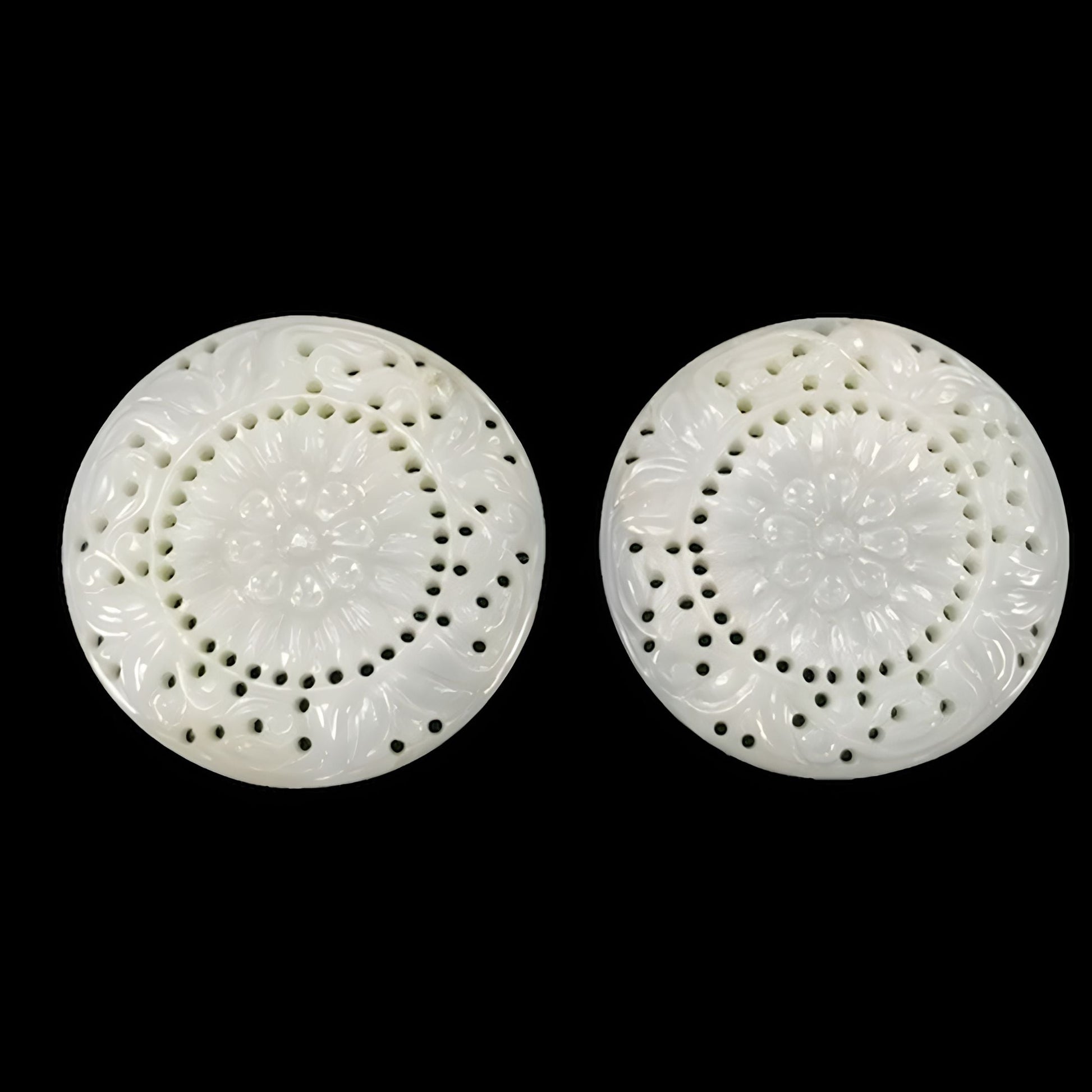 moonstone round shape carving