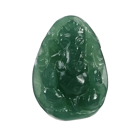 quartz ganesha shape carving