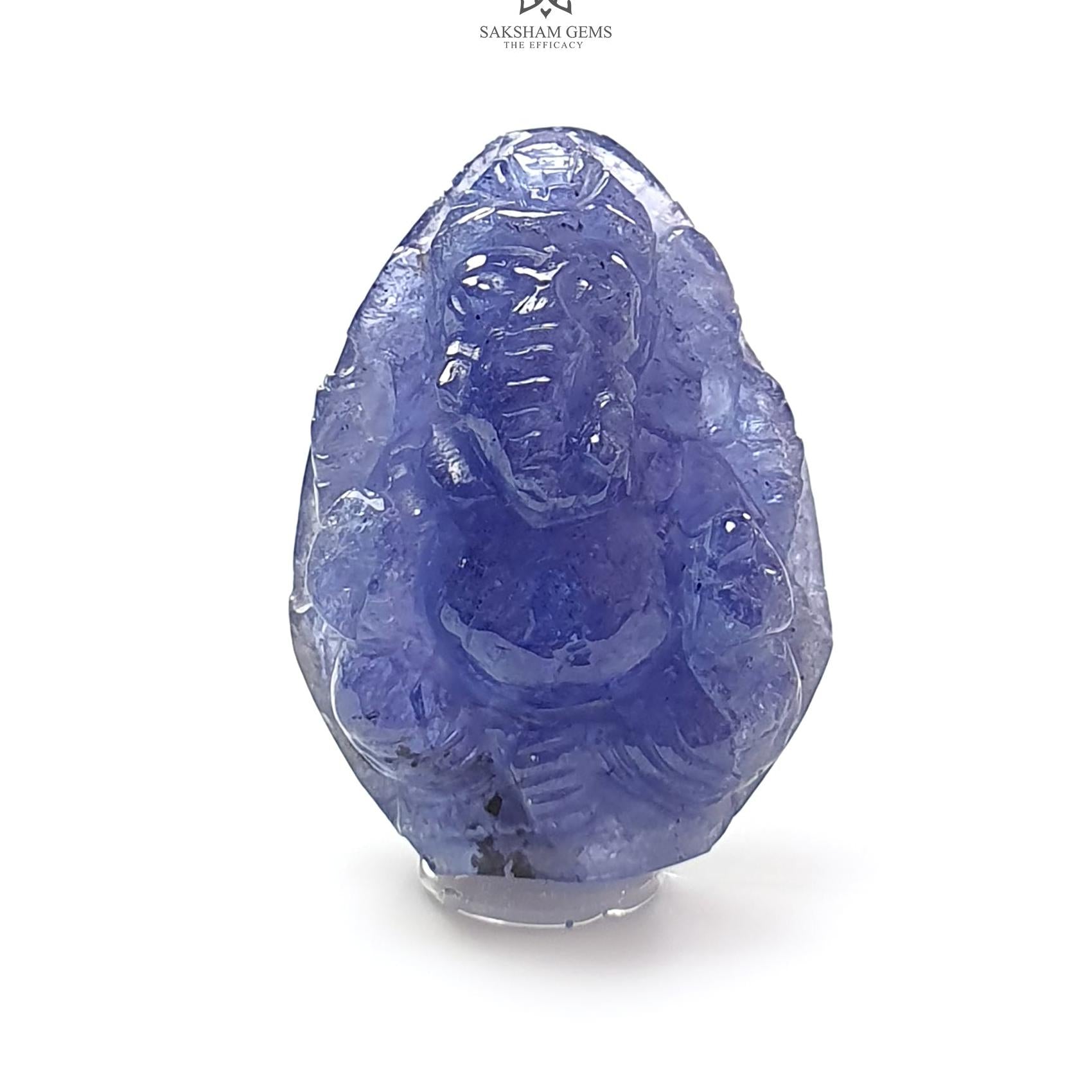 Tanzanite Gemstone Carving 40.80cts
