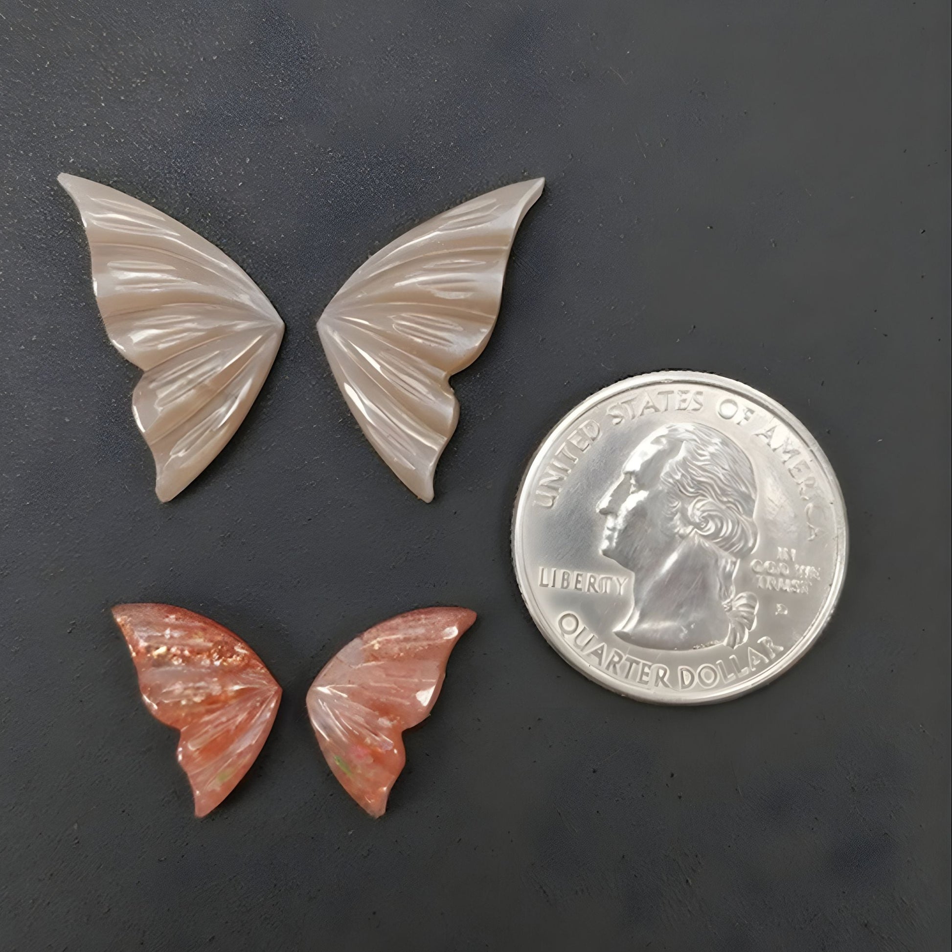 天然ムーンストーン、サンストーン宝石