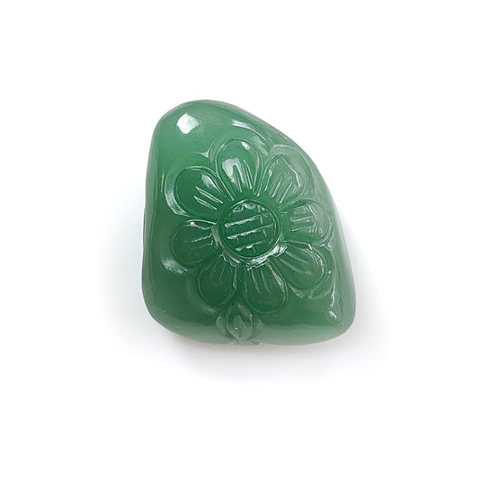 green quartz fancy shape carving