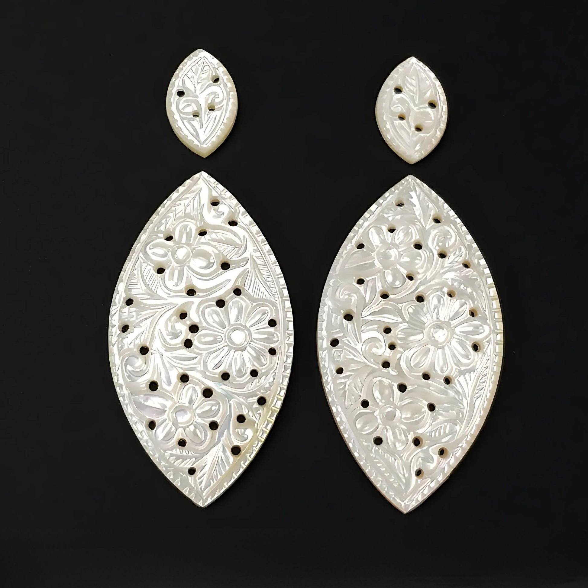 intaglio bianco madreperla