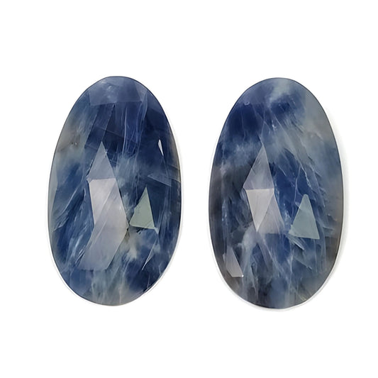 Corte ovalado de múltiples zafiros