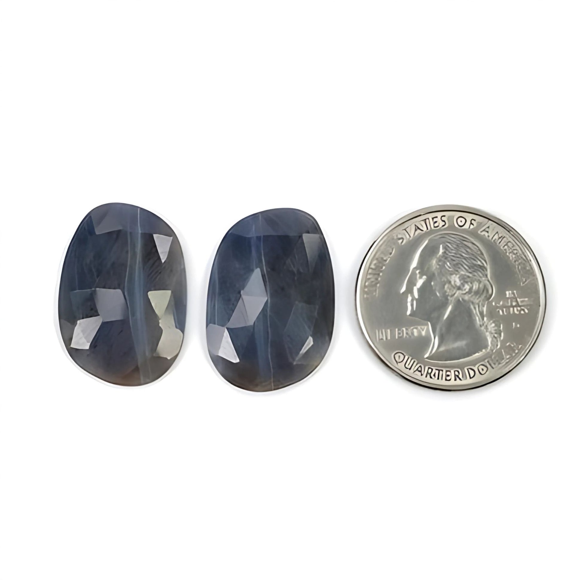 Facettierter Multi-Saphir-Edelstein