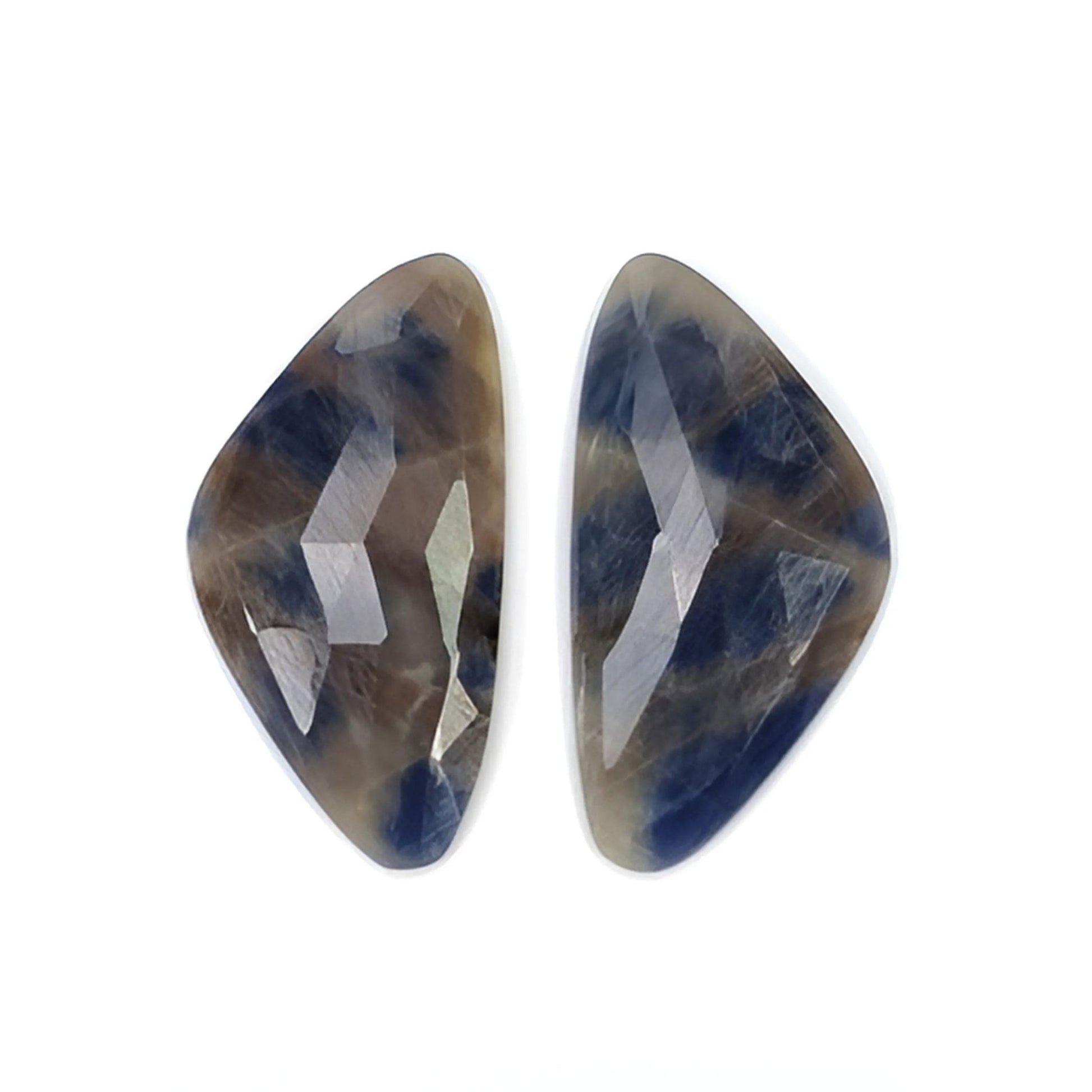 Pietra preziosa multi-zaffiro sfaccettata