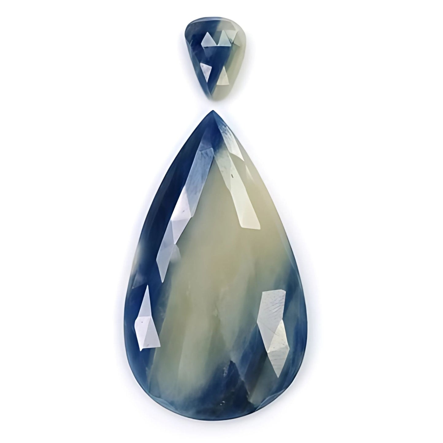 天然多颗蓝宝石