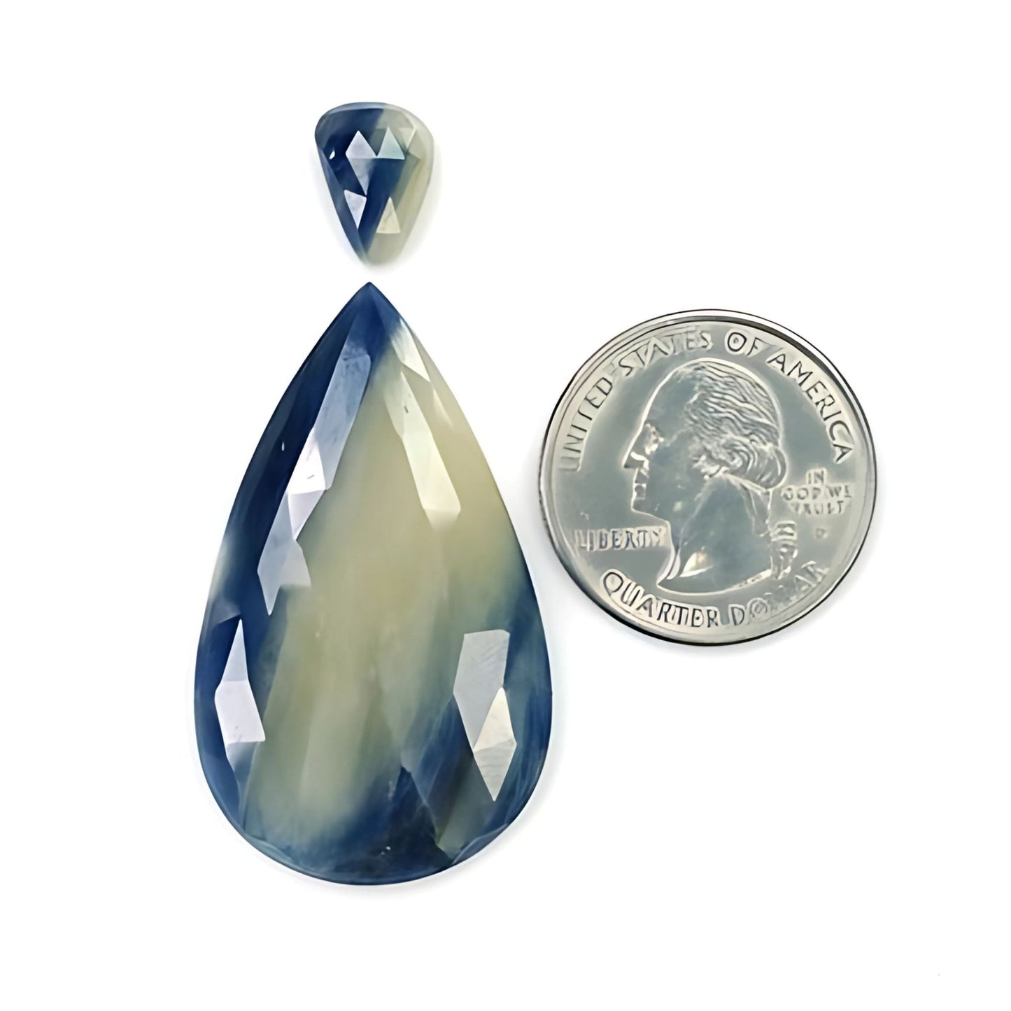 Fond plat multi-saphir