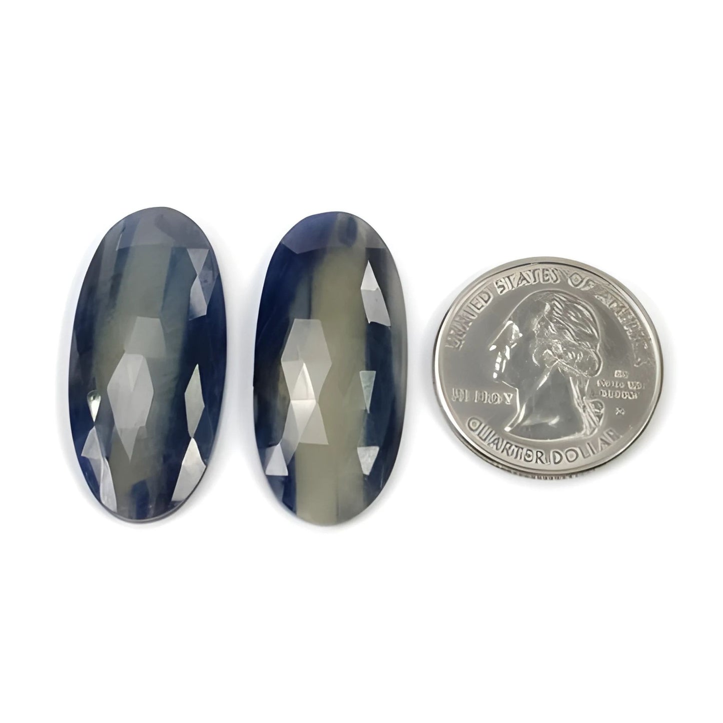 Multi Sapphire Rose Cut Slices