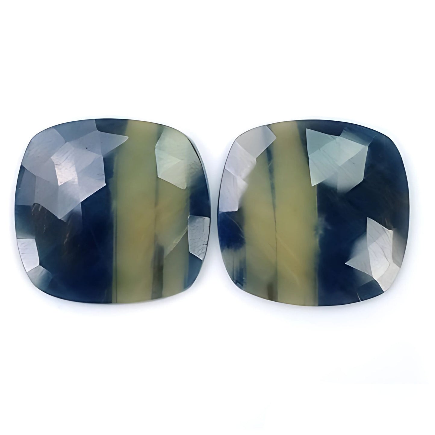 Multi Sapphire Rose Cut Slices