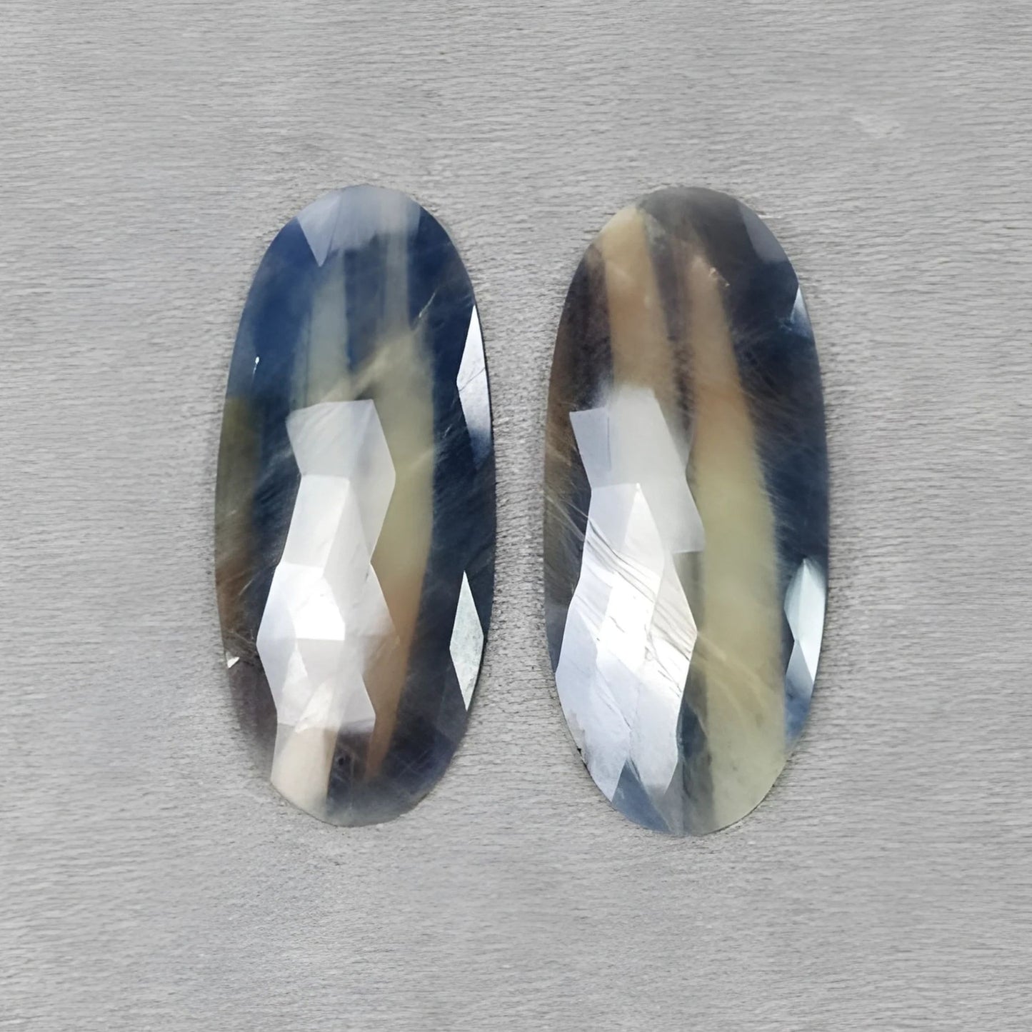 Multi zaffiro con retro piatto