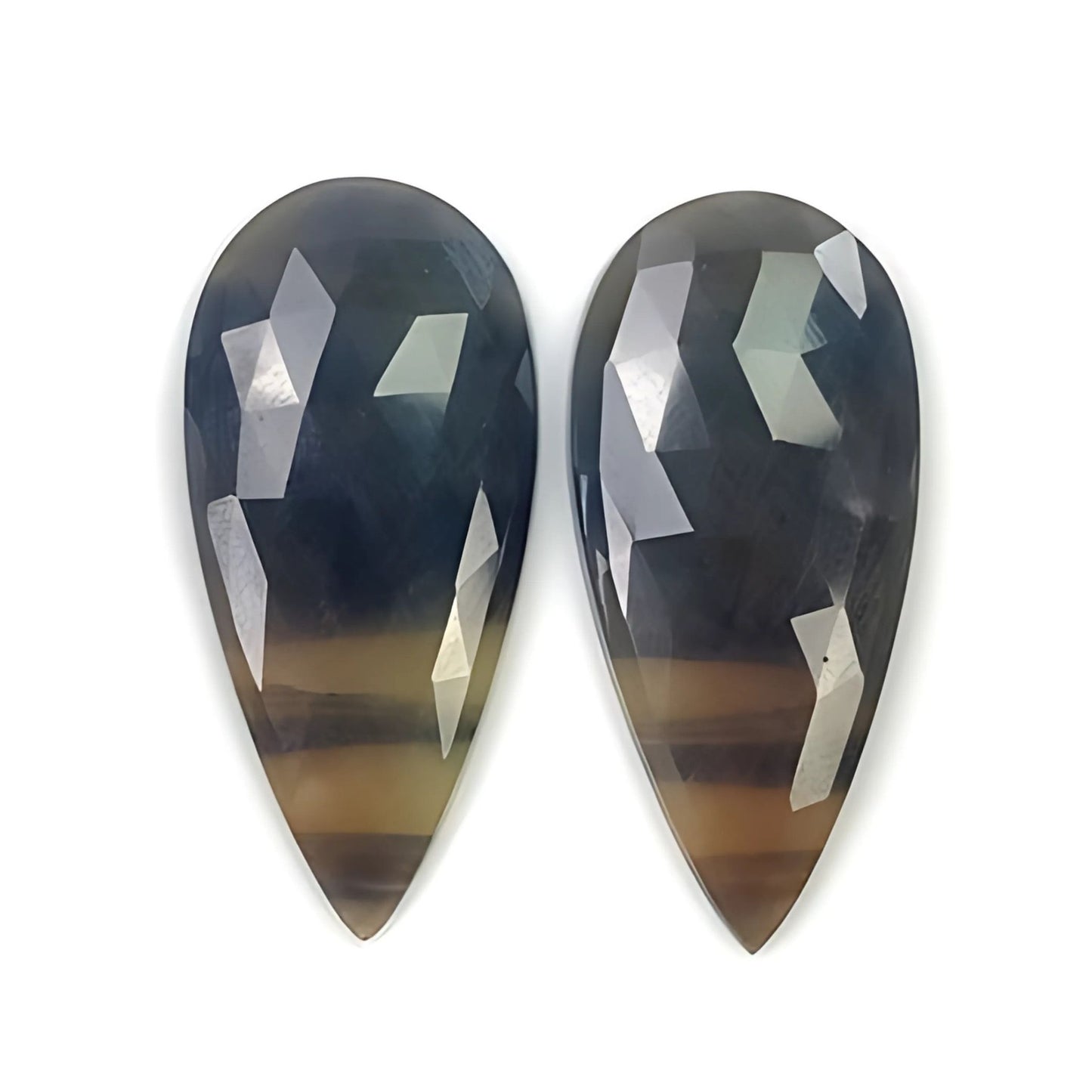 多颗蓝宝石玫瑰切割片