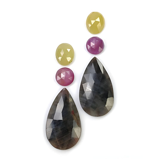 天然マルチサファイア宝石