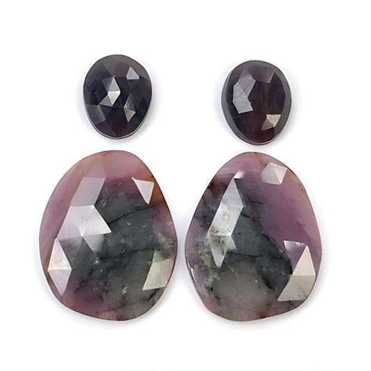 Fond plat multi-saphir