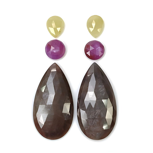 Faceted Multi Sapphire