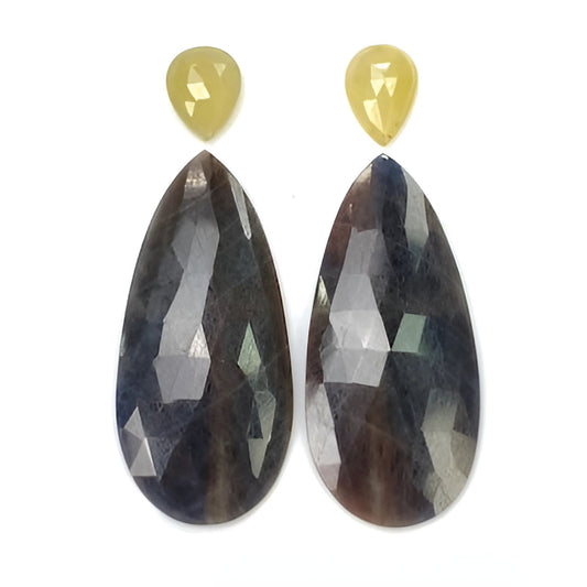 Flat Back Multi Sapphire