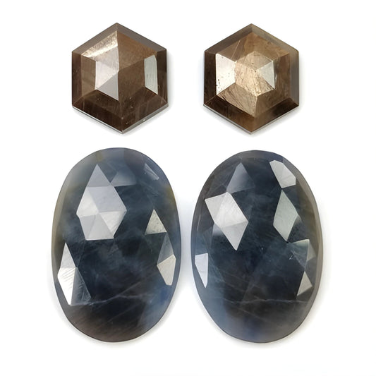 Pierre précieuse multi-saphir naturelle