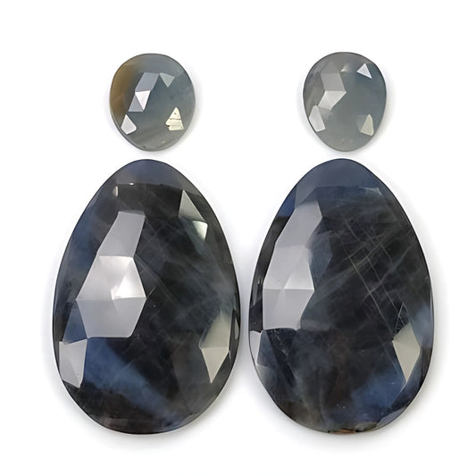 Pierre précieuse multi-saphir à facettes