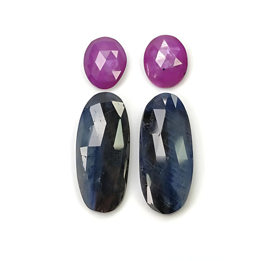 マルチサファイアローズカットスライス