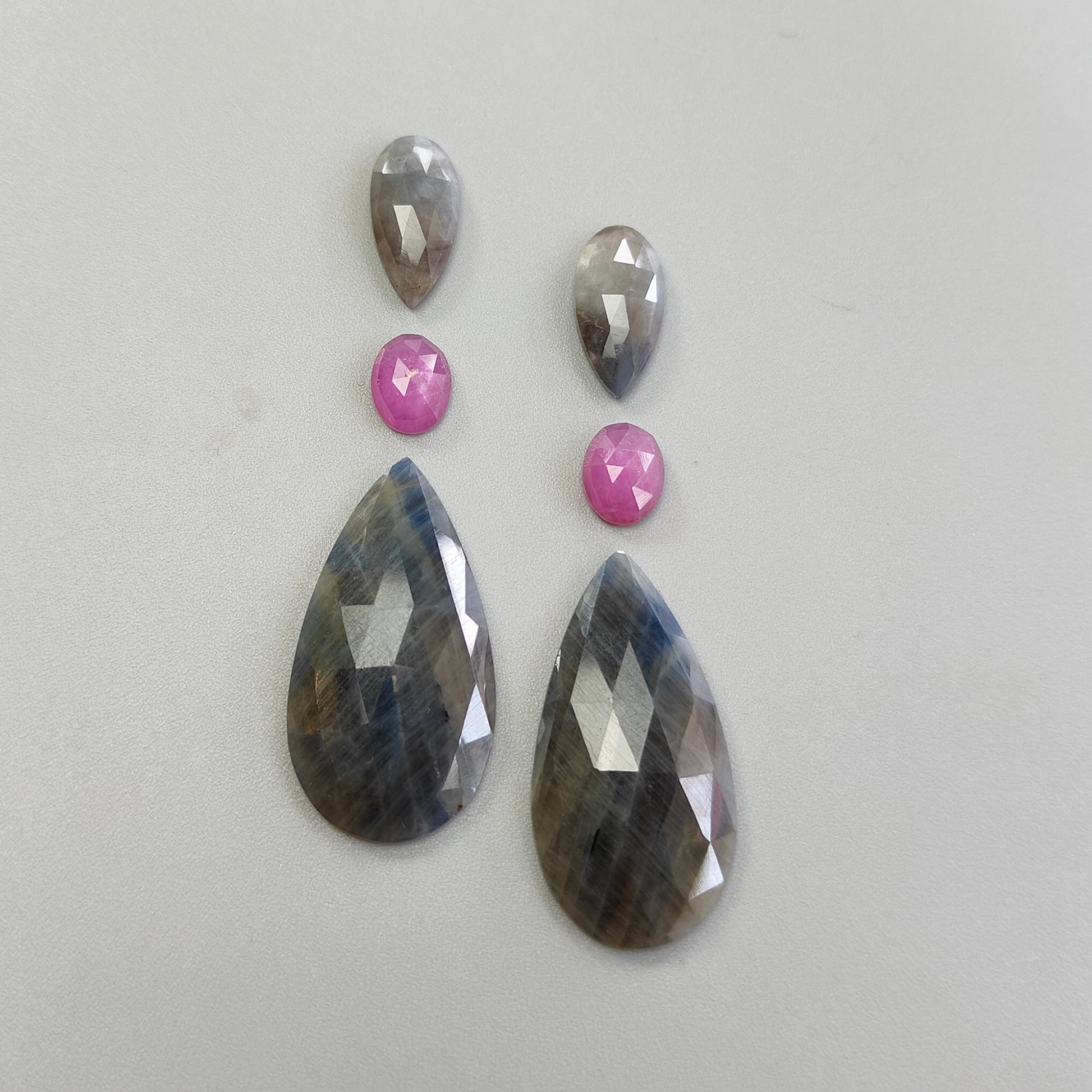 Zafiro multicolor para joyería