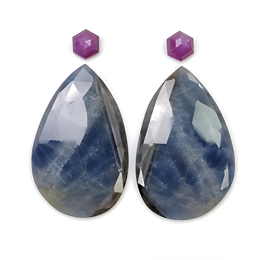 マルチサファイアローズカットスライス