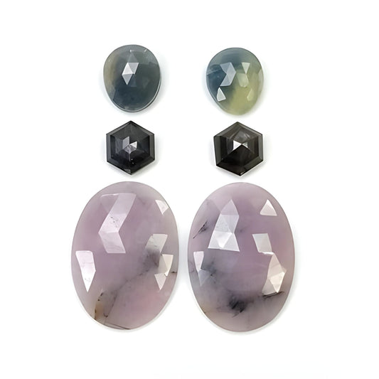 マルチサファイアローズカットスライス