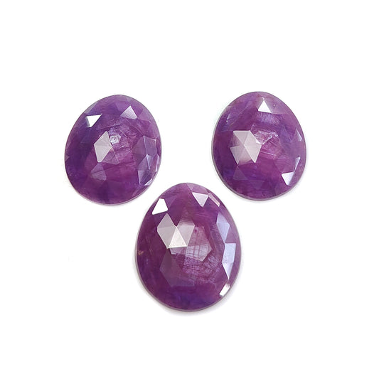 sapphire rose cut gemstone