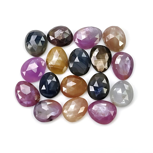 Pierre précieuse multi-saphir naturelle