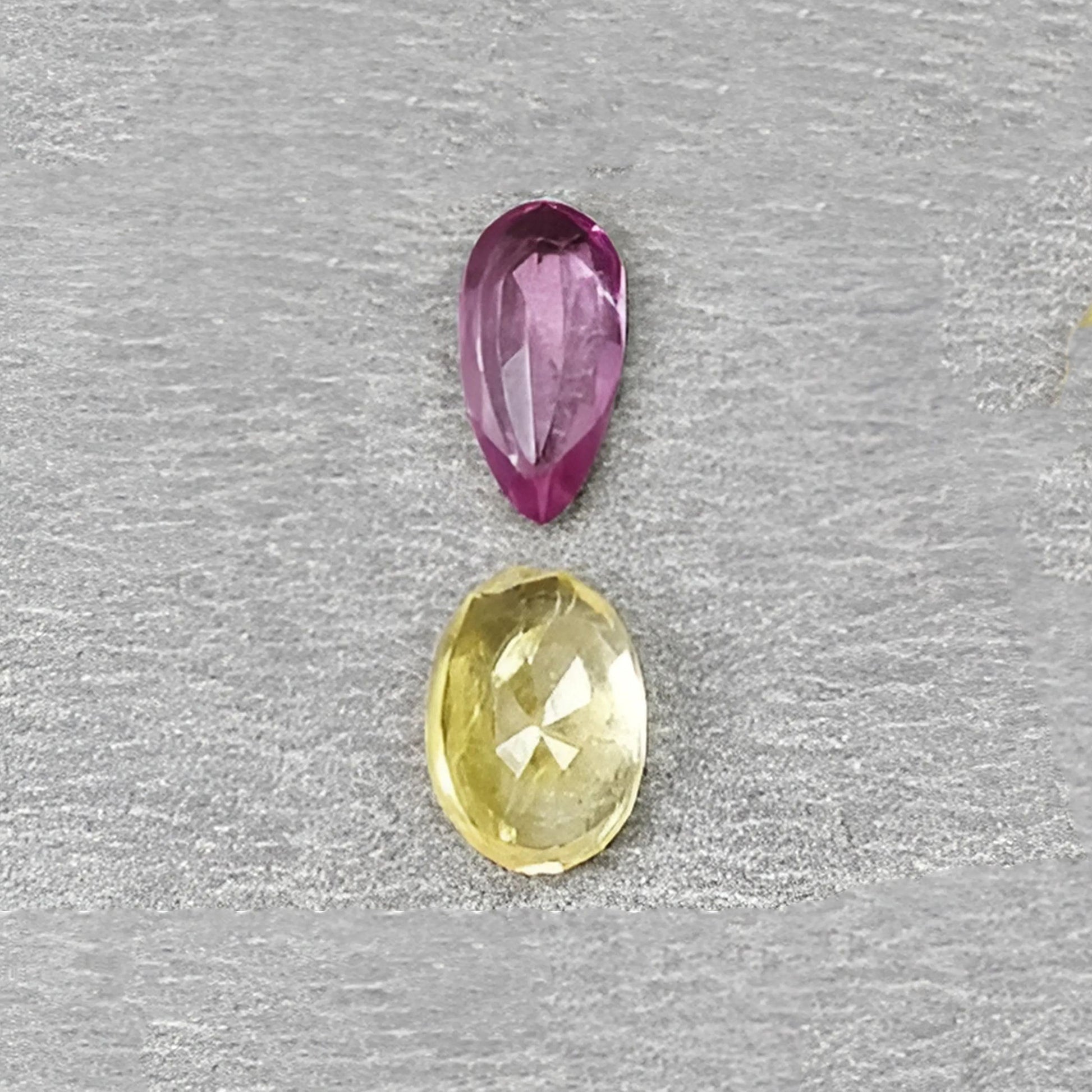 حجر الياقوت الأصفر متعدد الأوجه