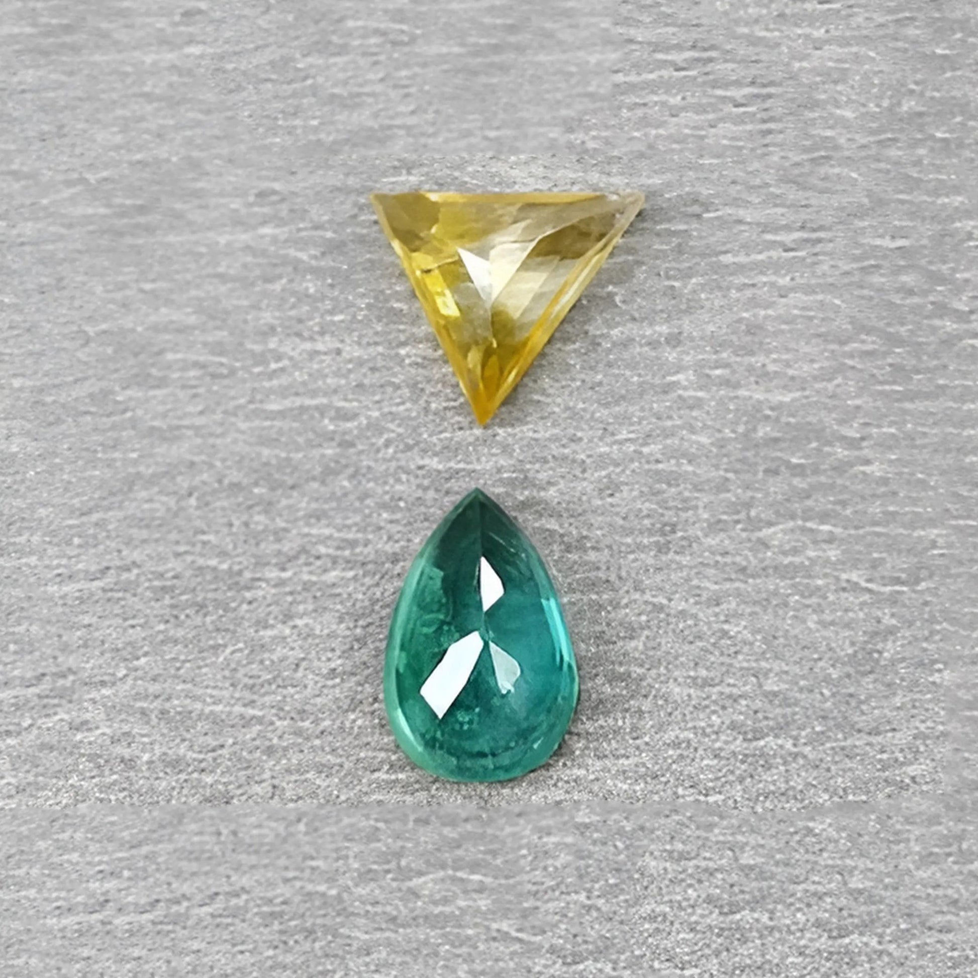 Faceted Cut Emerald Gemstone