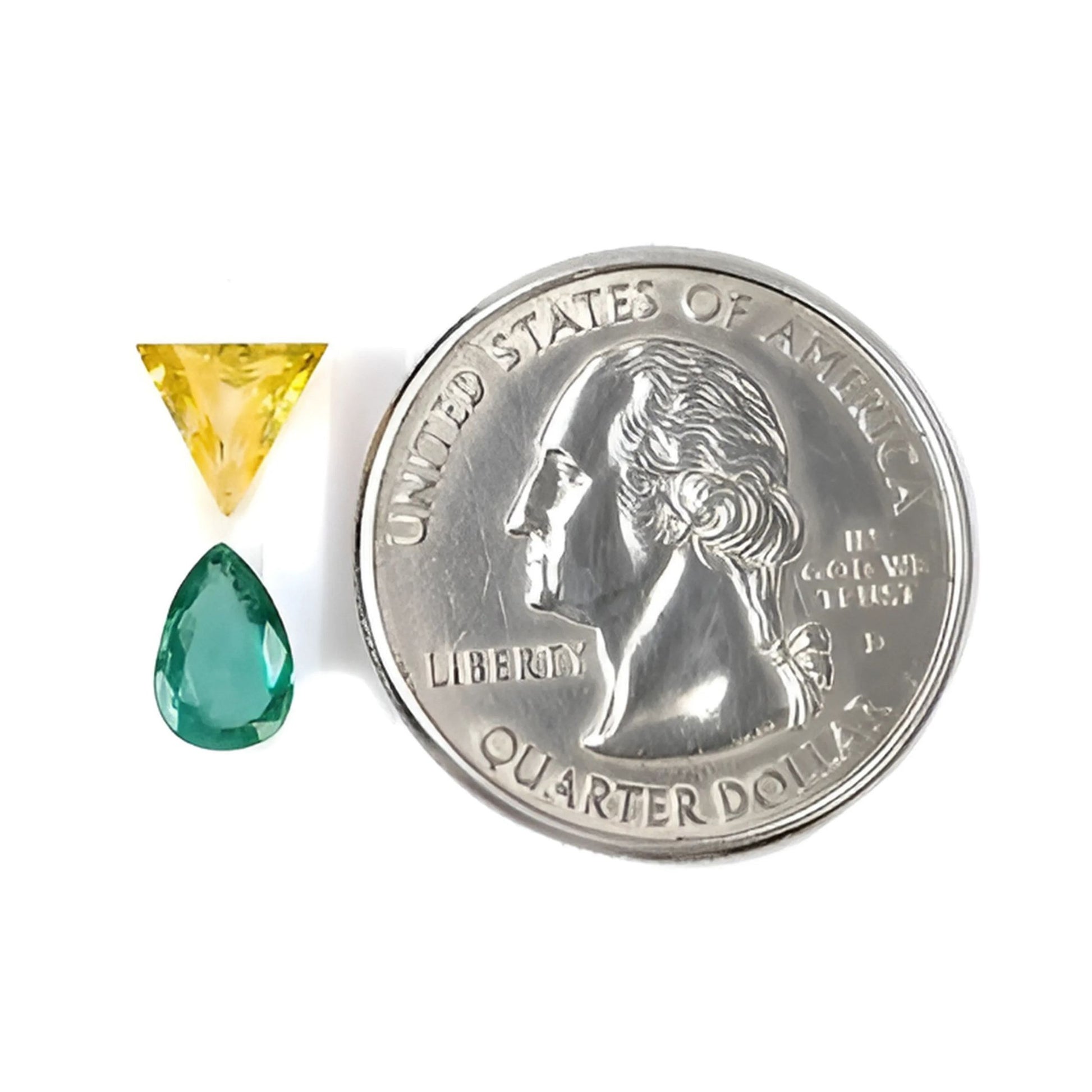 Pietra preziosa di smeraldo taglio sfaccettato