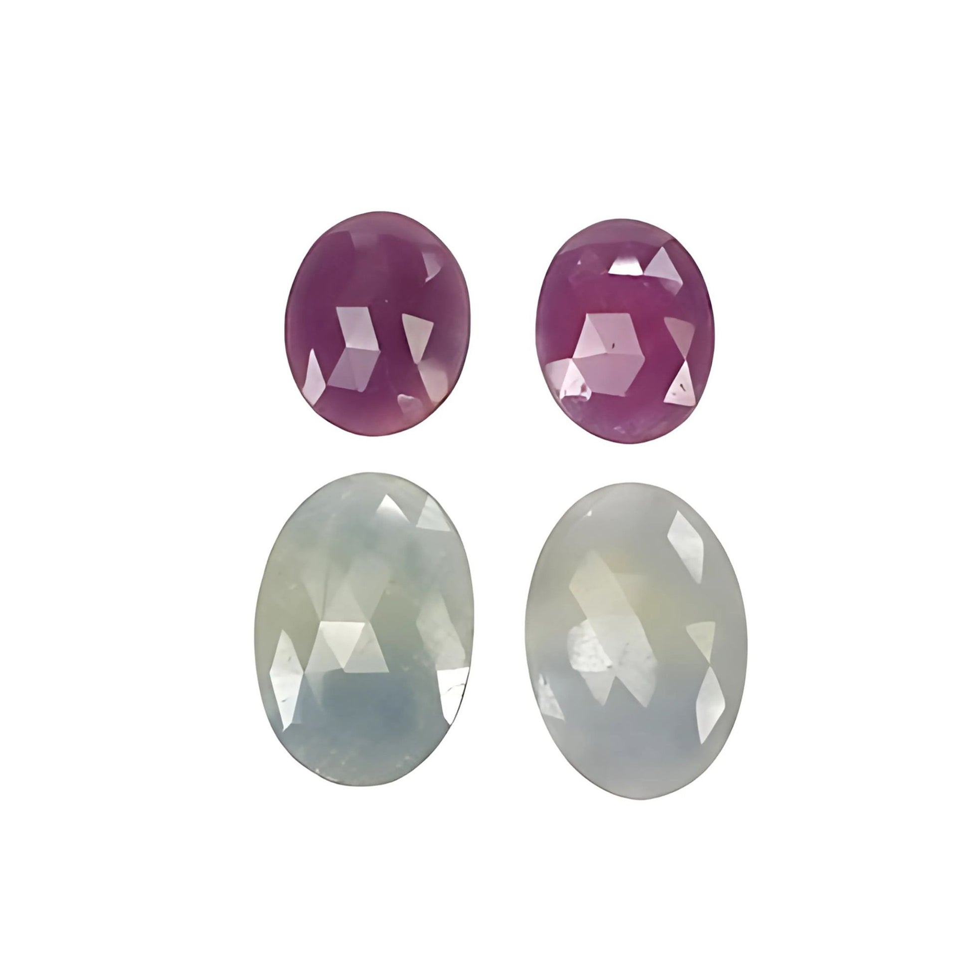 Multi Sapphire Rose Cut Slices