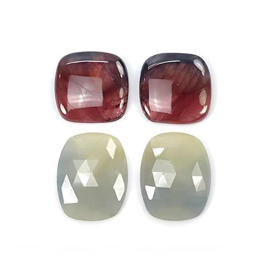 Multi Sapphire Rose Cut Slices