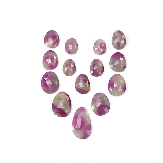 شرائح الياقوت المتعددة على شكل بيضة