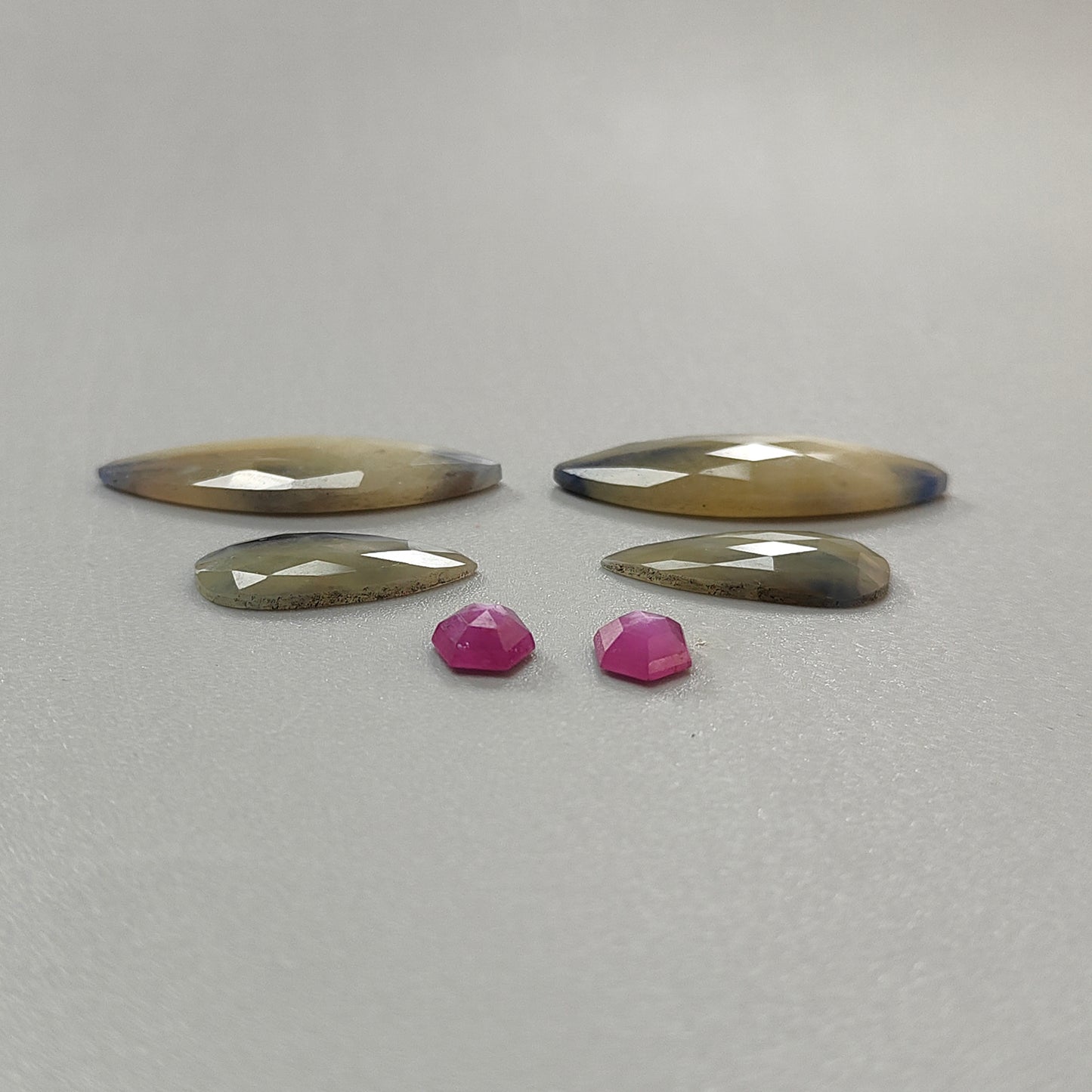 Flat Back Multi Sapphire