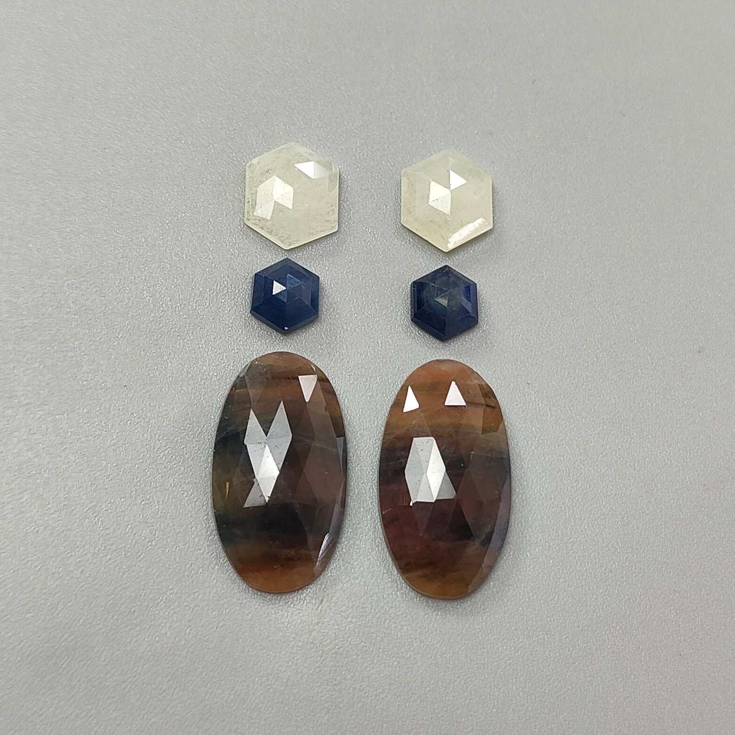 Fond plat multi-saphir