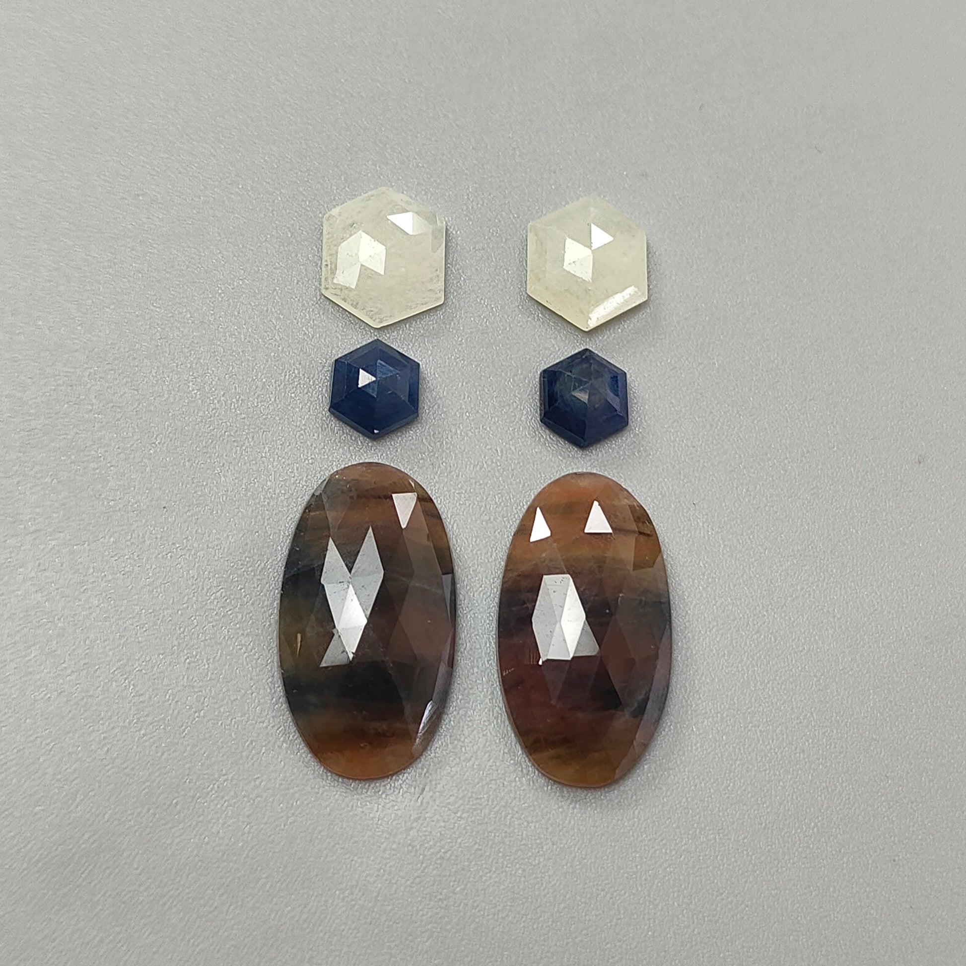 Fond plat multi-saphir