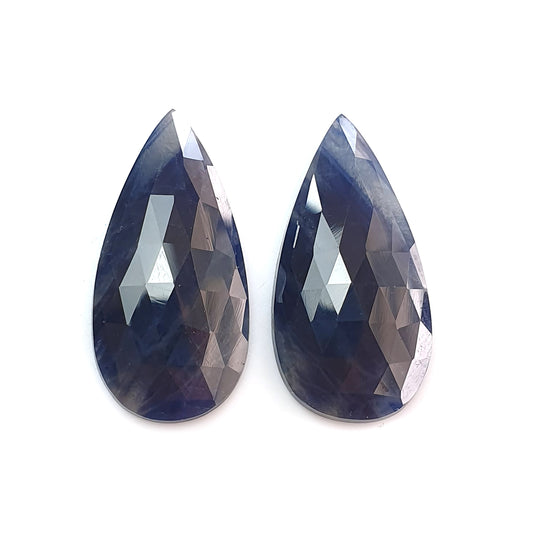 sapphire rose cut gemstone