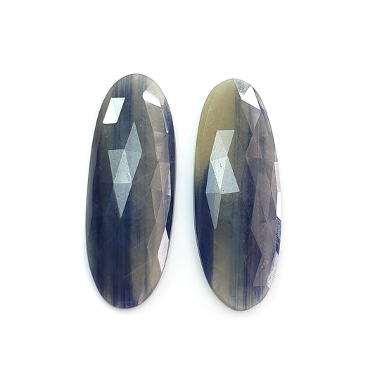 multi sapphire rose cut