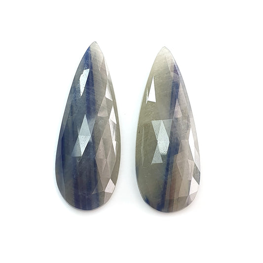 multi sapphire rose cut