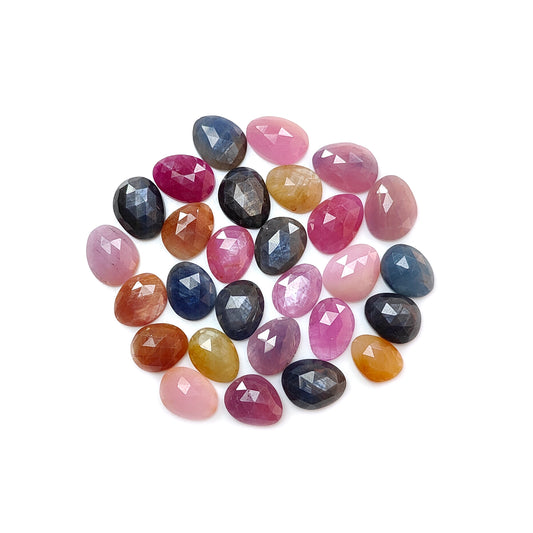 Tranches de rose saphir coupées