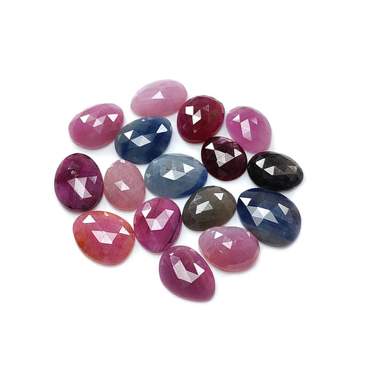 Pietra preziosa naturale multi-zaffiro sfaccettata