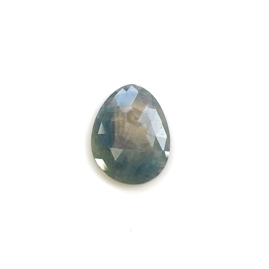 multi sapphire rose cut gemstone