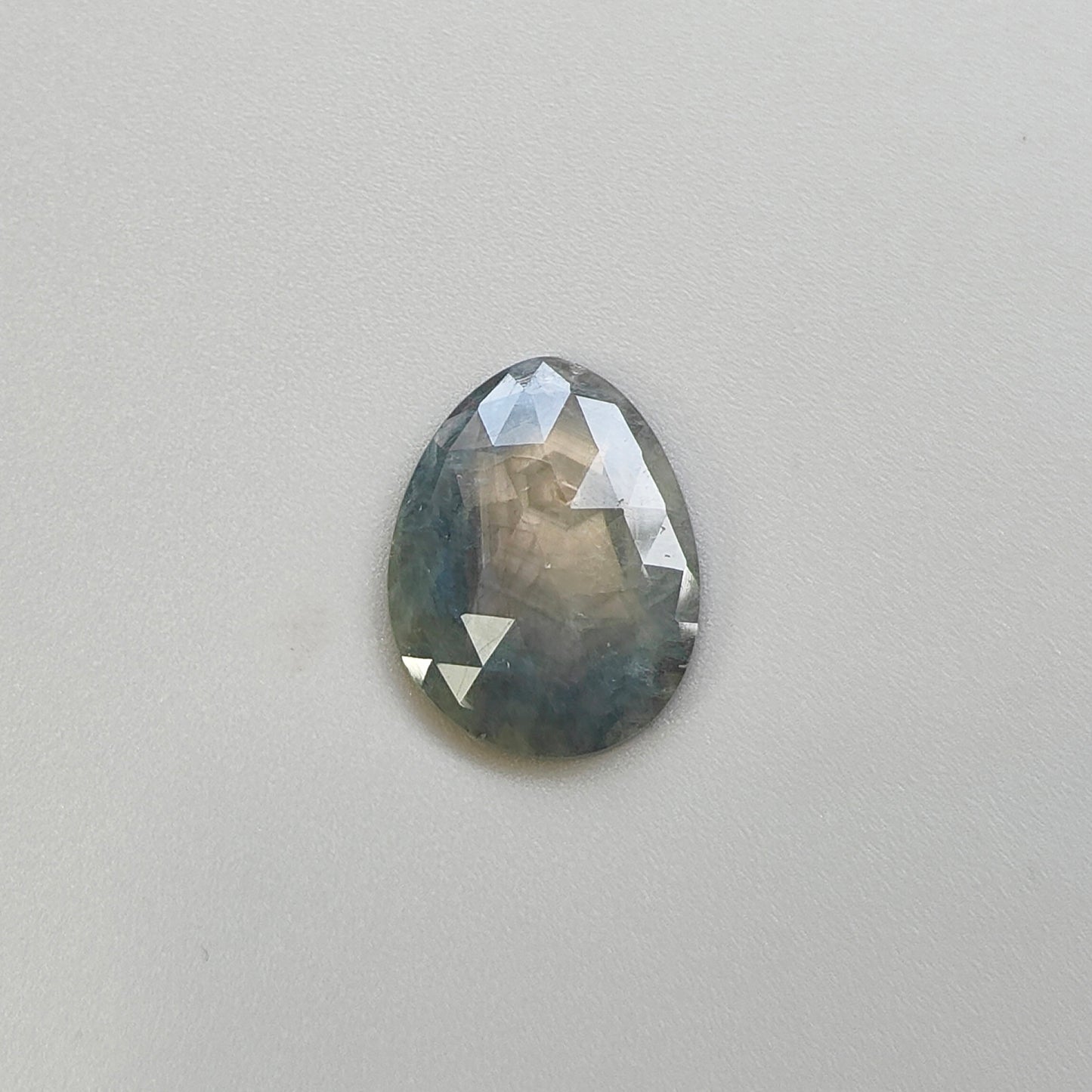 multi sapphire rose cut gemstone