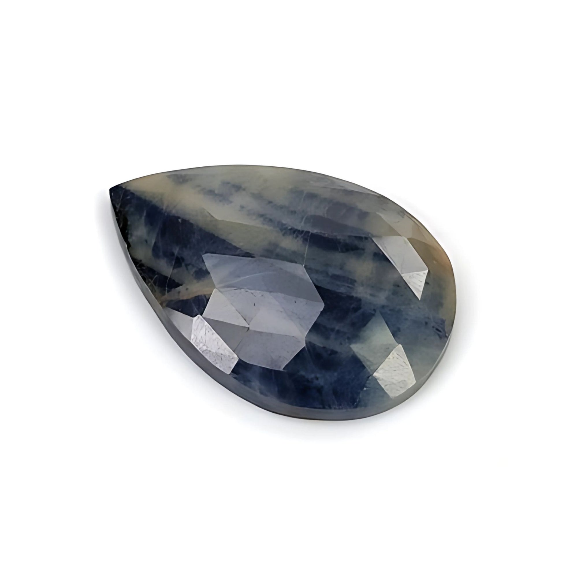 Zaffiro multistrato a forma di pera