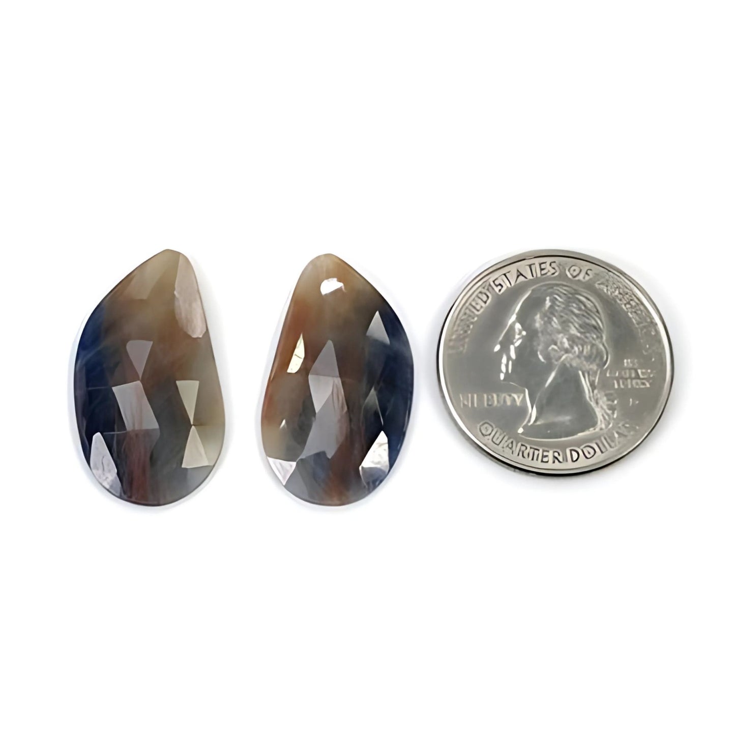 Faceted Multi Sapphire Gemstone