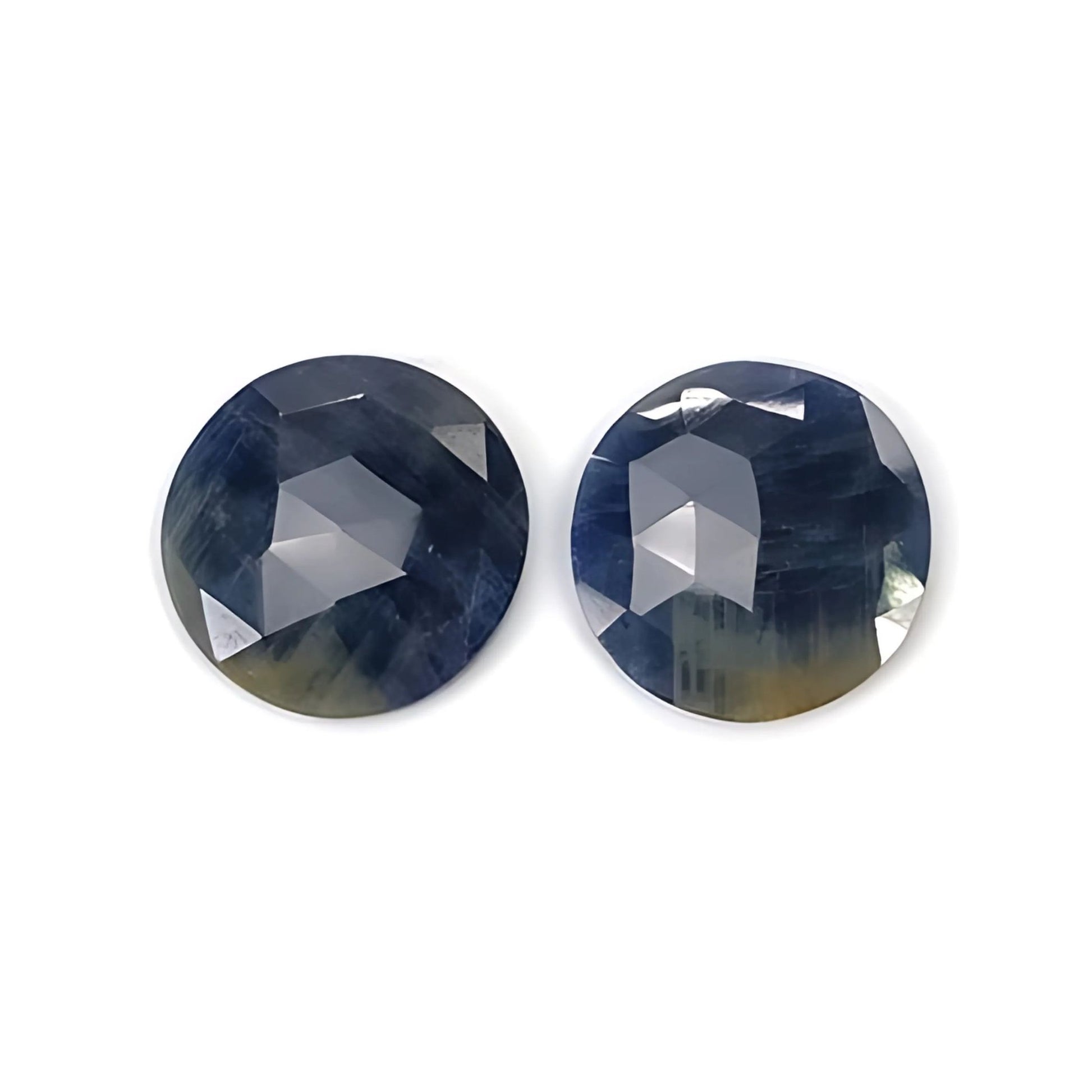 圆形多颗蓝宝石切割