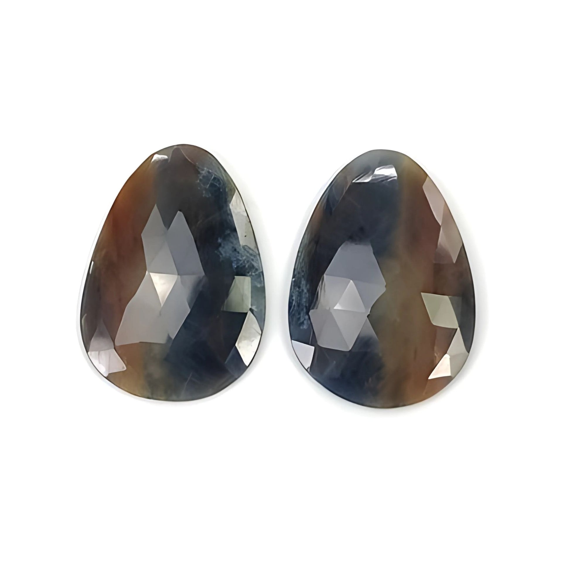 Facettierte Multi-Saphir-Scheiben