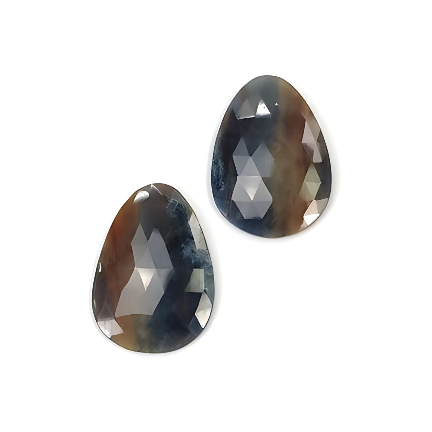 Rebanadas de rosa de zafiro múltiple